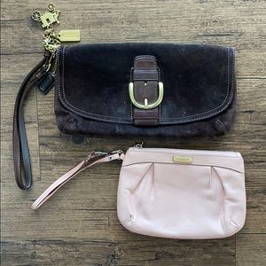 Coach wristlet clutch bundle